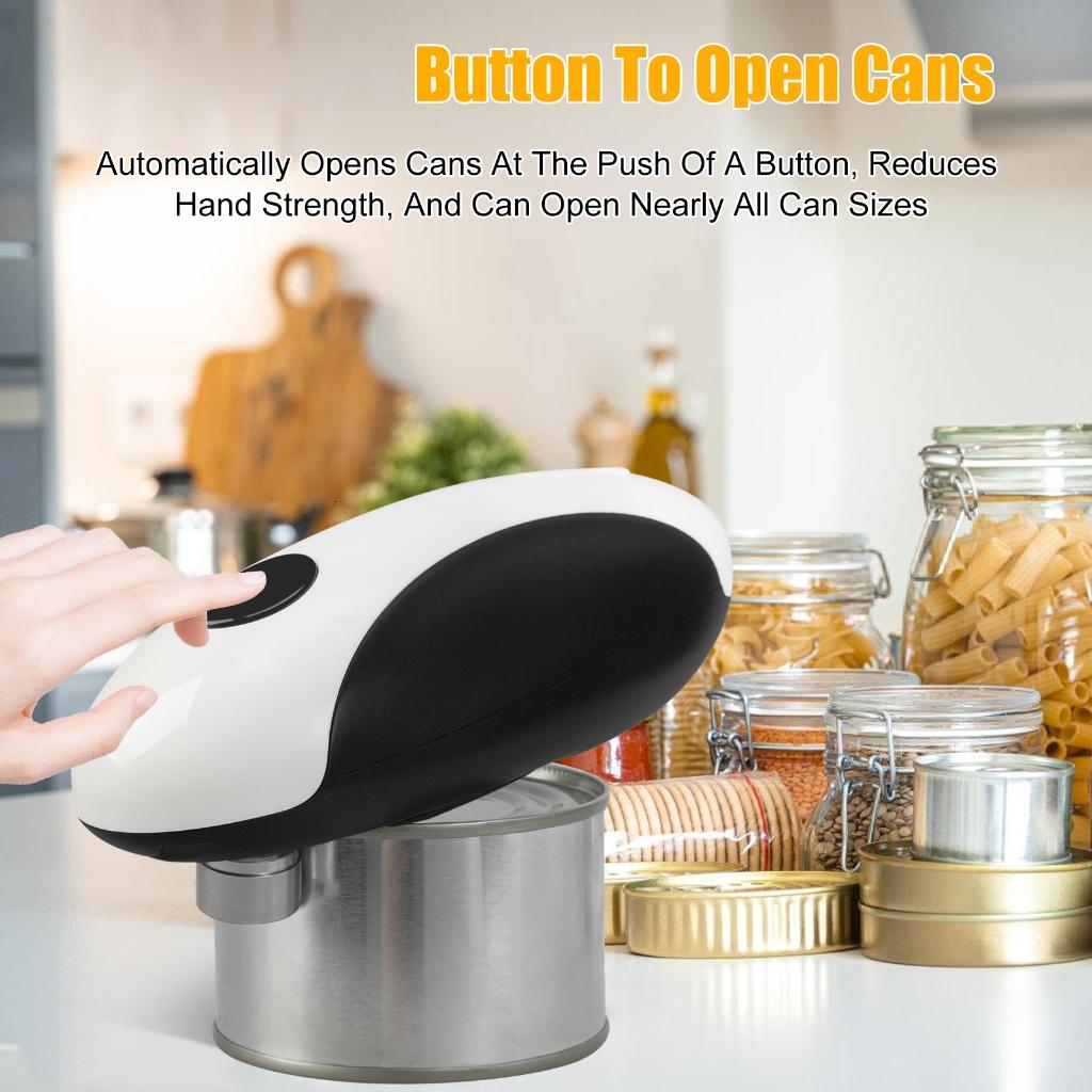 WE-POLUJ Handheld Electric Can Opener Rechargeable Automatic Jar Bottle Openers