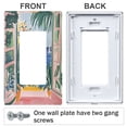thumbnail image 3 of Yayeee Rocker Switch Wall Plate 1-Gang 4.6"x2.9" Home Decorative Outlet Cover, Seaside Leaves, 3 of 6