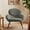 Green, variant on Modern Accent Chair, Upholstered Sherpa Reading Armchair Teddy Fabric with Metal legs for Living Room,Bedroom