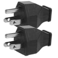 thumbnail image 4 of 2 Pcs Prise Électrique Lame Droite Prise d'Angle 15a 125v Rallonge, 4 of 8