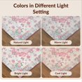 thumbnail image 7 of Design&I 5'x7' Ultra Soft Area Rug, Vintage Floral Distressed Symmetrical Petal Design Decorative None Fluffy Washable Non Shedding for Bedroom Living Room Home Office, 7 of 7