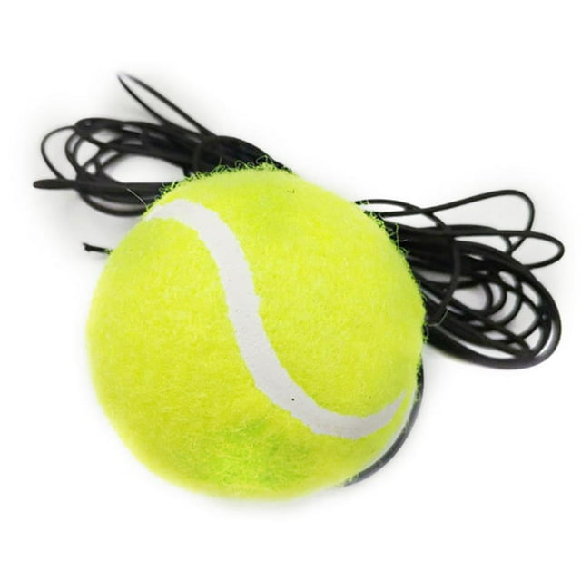 maskred Tennis Trainer Ball with String Tennis Ball with Elastic Rope Training Tool for Outdoor Indoor Single Tennis Player No.5