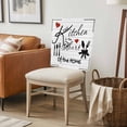 thumbnail image 6 of Kitchen Tableware Chair Back Covers, Removable Chair Covers for Dining Chairs Set of 8, Washable Chairs Slipcovers Back Seat Protector for Wedding Party 19"x20", 6 of 9