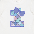 thumbnail image 4 of Inktastic 1st Birthday Mermaid 1 Year Old Girls Baby T-Shirt, 4 of 5