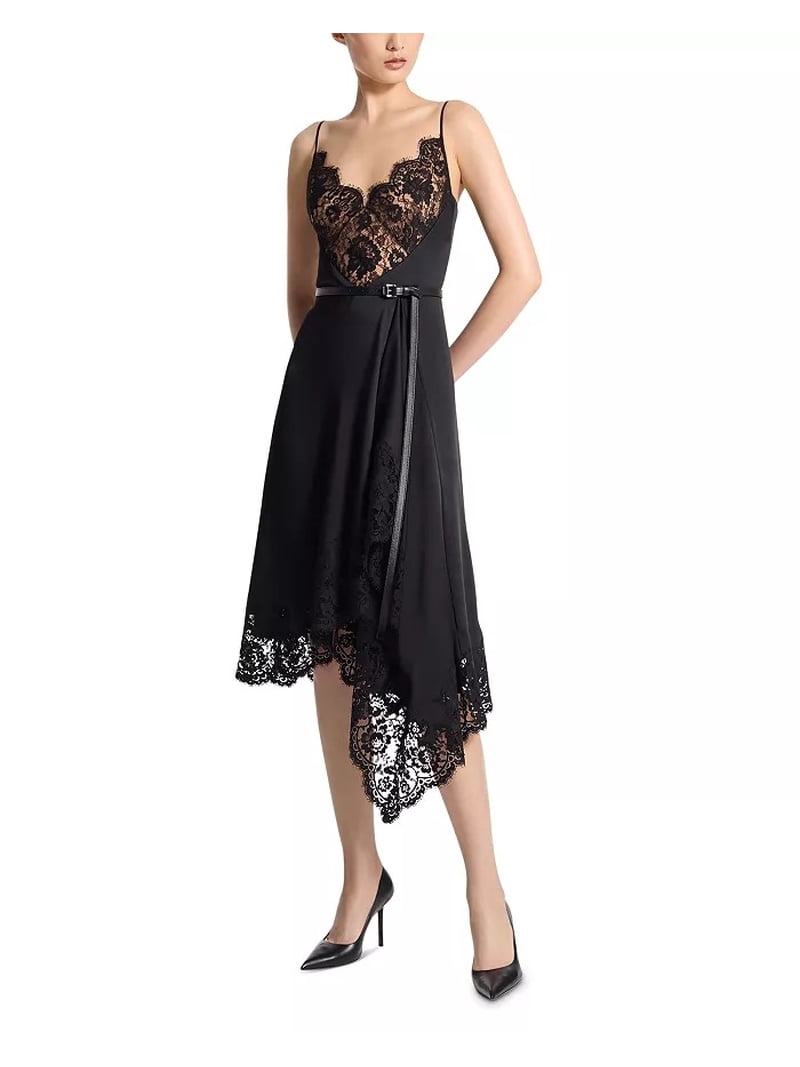 Michael Kors BLACK Women's Lace Trim Dress, US 8 - Walmart.com Michael Kors BLACK Women's Lace Trim Dress, US 8 - Walmart.com