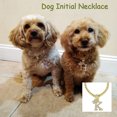thumbnail image 6 of Dog Cat Gold Plated Alloy Cubic Zirconia Initial 16" ~ 30" Cuban Chain Necklace, 6 of 7