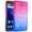 Pink+Blue, variant on FIEWESEY For Alcatel Pixi 4 Phone Case Glitter Case Gradient Quicksand Series TPU Bumper Cushion Reinforced Corners Protective Bling Liquid Girls Women Case for Alcatel Pixi 4 6 inch - Pink+Purple