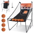 thumbnail image 1 of Costway Foldable Basketball Arcade Game with 8 Modes & Electronic Scoring & Sound Effect, 1 of 10