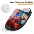 thumbnail image 4 of Kids Henry Danger Slippers Boys Girls Non-Slip Fuzzy House Slippers Warm Soft Plush Winter House Shoes Slip-On Shoes, 4 of 7