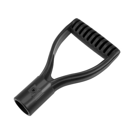 Uxcell Shovel D Grip Handle 1.18 Inner Diameter for Digging Raking Tools Black