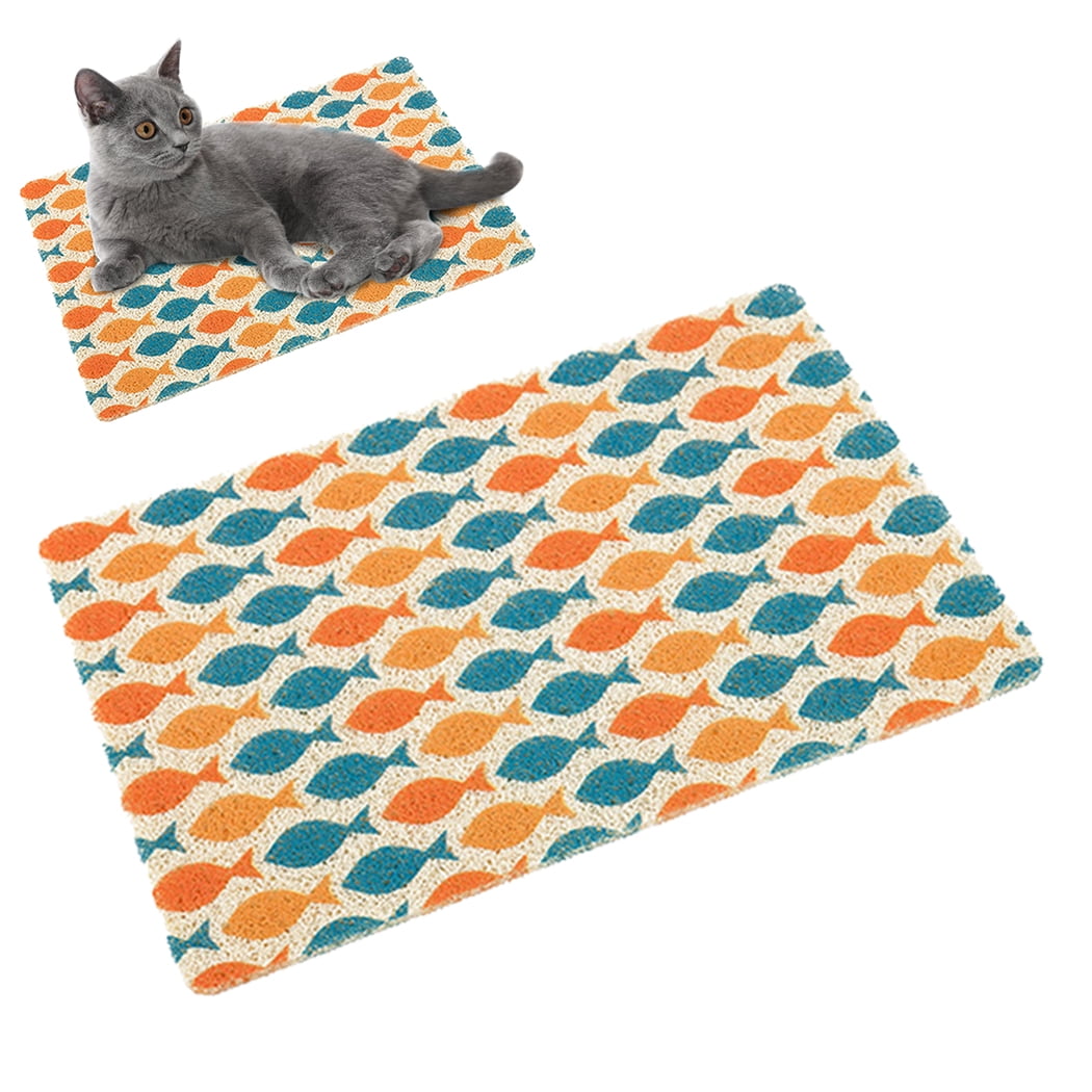 Cat Litter Mat MoistureProof Breathable Pet Litter Mat Feeding Mat for