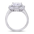 thumbnail image 4 of Everly Women's Cubic Zirconia Sterling Silver Engagement Ring, 4 of 6