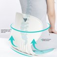 thumbnail image 4 of Lumbar Support Posture Corrector Chair, Ergonomic Lower Back Pain Relief with Petal Shaped Design, Portable Lumbar Support Posture Corrector Chair for Home, Office, 4 of 7
