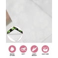 thumbnail image 6 of St. Patrick's Day Kitchen Dish Towels for Drying Dishes Set of 4, Watercolor Green Shamrock Polka Dots Black Waffle Weave Microfiber Hand Tea Bathroom Towels Quick Dry & Absorbent Towel 15.7x23.6, 6 of 7