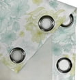 thumbnail image 3 of Ambesonne Retro Grommet Curtain Single Panel, Line Art Inspiration Abstract, 50"x60", Pale Blue Pale Green, 3 of 5