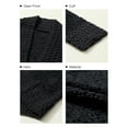 thumbnail image 4 of SHEWIN Women's Sweaters Fashion Casual Open Front Long Sleeve Chunky Knit Cardigans Outerwear Coats, 4 of 11