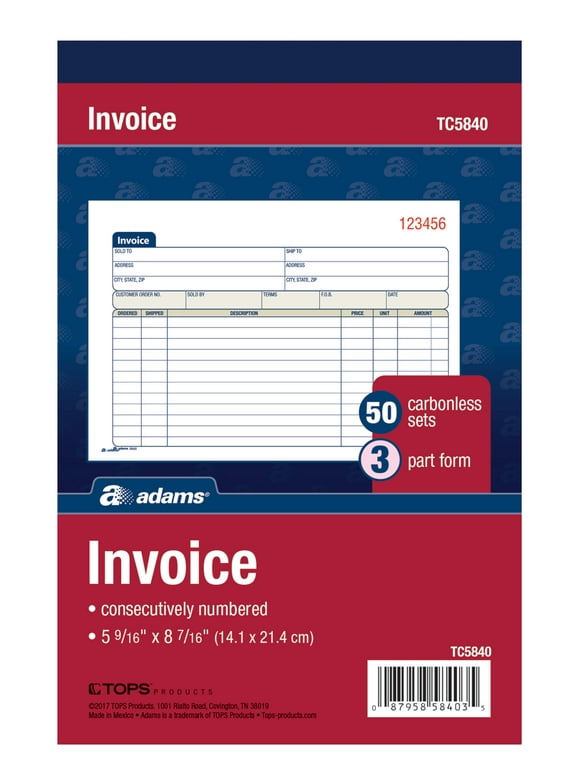 Receipt & Order Books in Forms & Recordkeeping - Walmart.com