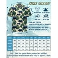 thumbnail image 2 of Rhino Hawaiian Shirt for Men, Tropical Style, Button Down Summer Beach Short Sleeve, S-5XL, 2 of 2