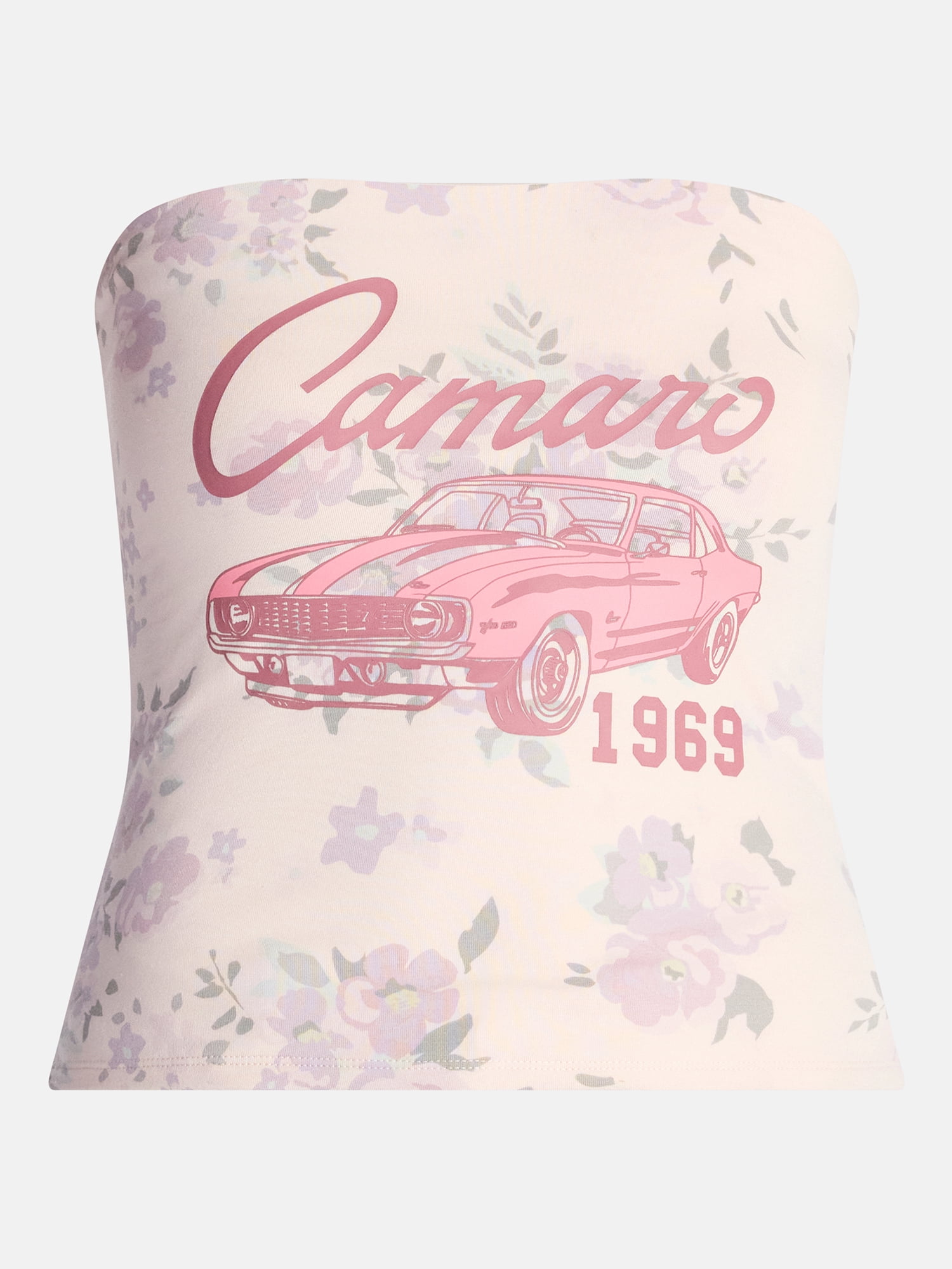 Chevrolet Women’s Camaro 1965 Graphic Tube Top, Sizes XXS-XXL