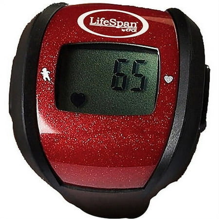LifeSpan myBeat Heart Rate Ring, Red