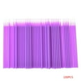 thumbnail image 2 of 100pcs Double Head Disposable Swab Fiber Buds Plastic Sticks head swab Eyebrow Eyelash Make Up Tools, 2 of 8