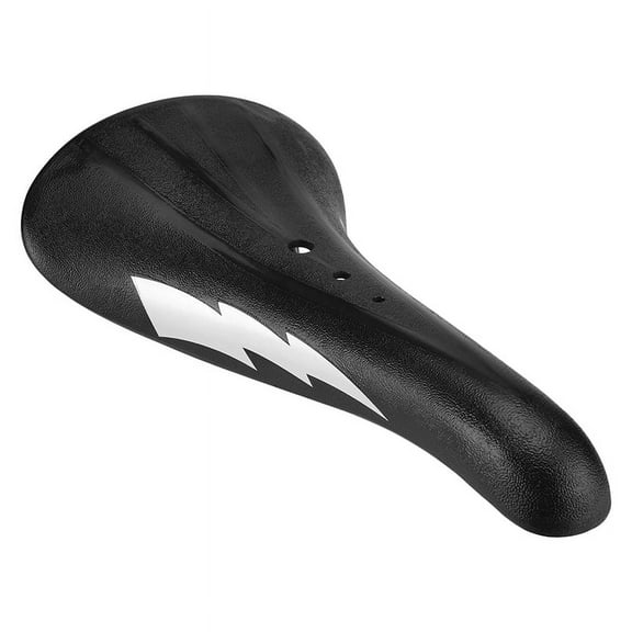 Se Bikes Blitz Seat BMX - Black/White 135mm Width Steel Rails Unisex