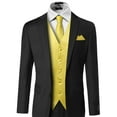 thumbnail image 5 of FashionOutfit Men's Classic Solid Suit Vest in Various Colors, 5 of 5
