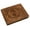 Brown, variant on RFID Blocking Chain Skull Men's Bifold Genuine Leather Wallets