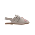thumbnail image 3 of bebe Toddler Girls Mule Sandals - Cute and Comfy Slip-On Summer Flat Sandals, 3 of 7