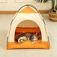 thumbnail image 4 of Foldable Pet Tent Breathable Cave Dog Houset All Season Portable Puppy Bed for Indoor Outdoor Travel, 4 of 5