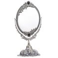 thumbnail image 1 of Shisuyan Antique Decorative Tabletop Mirror Metal Swivel Makeup Mirror with Stand, 1 of 8