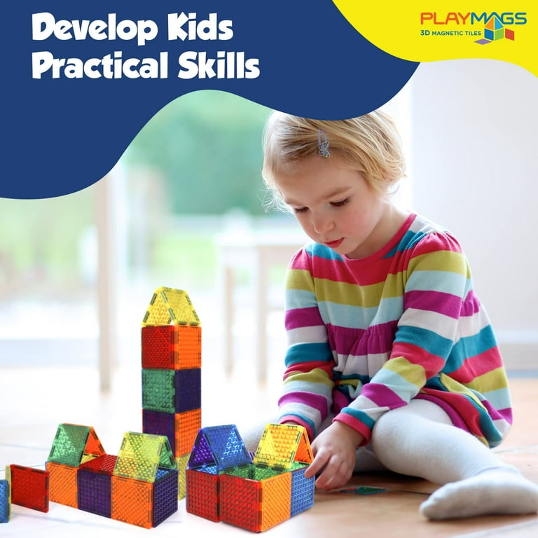 A Worthwhile Toy Investment --- Playmags  Kids building toys, Magnetic  building toys, Magnetic tiles