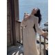 thumbnail image 5 of Vestido corto informal de chifón para mujer, minivestido elegante de una pieza de manga larga, estilo playero, ropa de oficina, moda coreana, verano, 2024, 5 of 5