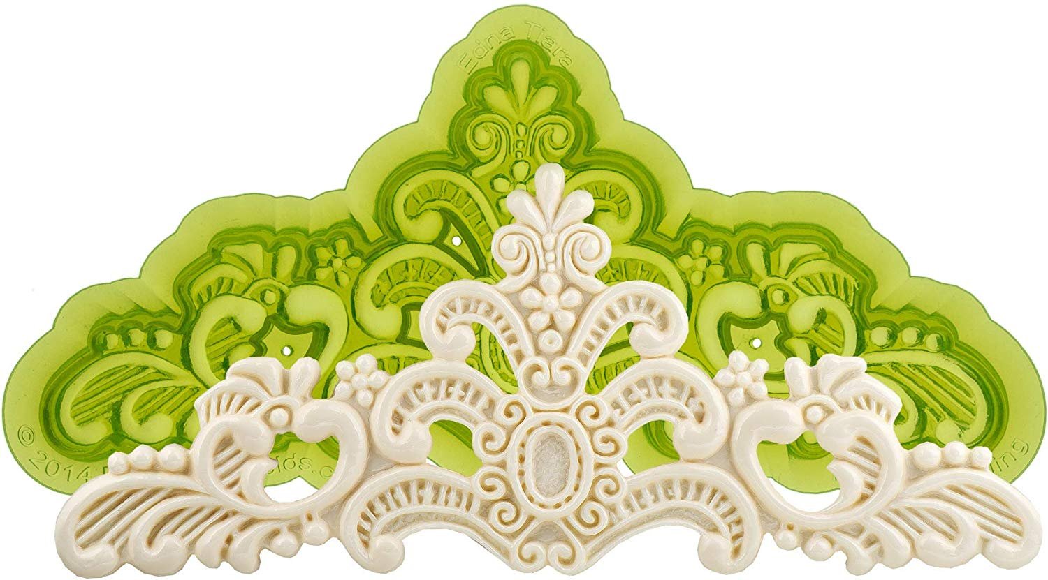 Marvelous Molds Silicone Tiara Crown Mold Edna Cake Decorating Fondant Gum  Paste Icing 