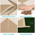 thumbnail image 6 of Findosom Outdoor Rug Waterproof 9'x12' Patio Rugs Foldable Reversible Camping Mat for RV,Deck,Porch,icnic,Beach,Balcony,Beige & Brown, 6 of 10