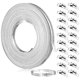 thumbnail image 1 of 33Ft Stainless Steel Hose Clamp DIY Metal Strap and 20 Pcs Fasteners Adjustable Worm Gear Hose Clamp, 1 of 5