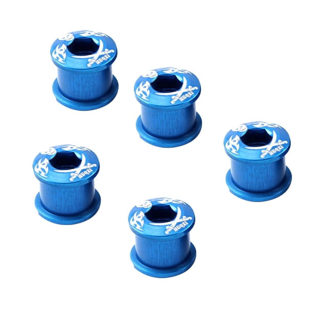 5 Uds., Tornillo de Bielas, Pernos de de Manivela, Tornillos de Aleación de Aluminio, Tornillos para s, para MTB, Bicicleta de Montaña, Cic Azul Baoblaze Tornillo de bielas de bicicleta