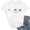 White, variant on Graphic Print Short Sleeve T Shirt Casual Crew Neck Top for Everyday Comfort and Stylish Outfits Athletic Shirts Pack Women Juniors Graphic Tops Women Athletic Shirt