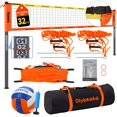 thumbnail image 1 of Juego de redes de voleibol Olybeaka, de 9,7 m, ajustables y resistentes, 1 of 8