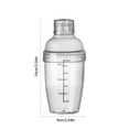 thumbnail image 3 of Plastic Shaker Drink Mixers With Scales For Bar Party Home Use Wine Shaker Bar Mixing Tool Transparent, 3 of 6
