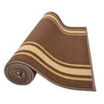 thumbnail image 4 of Custom Size Runner Rug Skid Resistant Backing Bordered Rug Runner Solid Border Brown Color Cut to Size Roll Runner Rugs By Feet Customize in USA Facility, 4 of 9