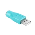 thumbnail image 2 of PS/2 hembra a USB macho adaptador convertidor conector para teclado ratón, 2 of 5