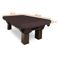 thumbnail image 4 of Covers & All Pool Table Cover, Made of 12 Oz Cover Max, Waterproof, Ideal for Moderate Weather (100" W x 56" D x 8" H, Coffee), 4 of 6