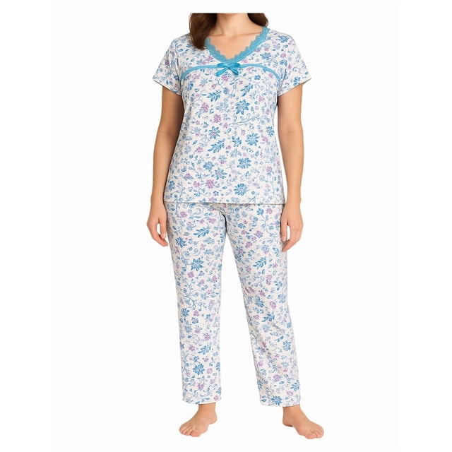 Pijama Set de Pantalón y Blusa Tatys Fashion