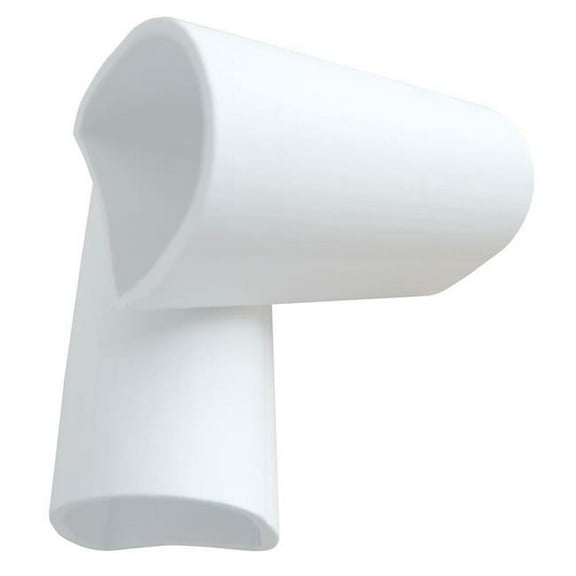 Dock Edge Premium PVC Dock Bumper Connector, Pack of 2 (Large, White)