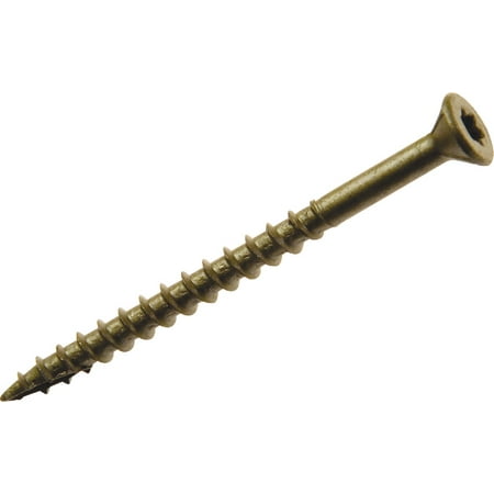 

PrimeSource Do it Gold Star Deck Screw #9 X 3 In. Gold T-25