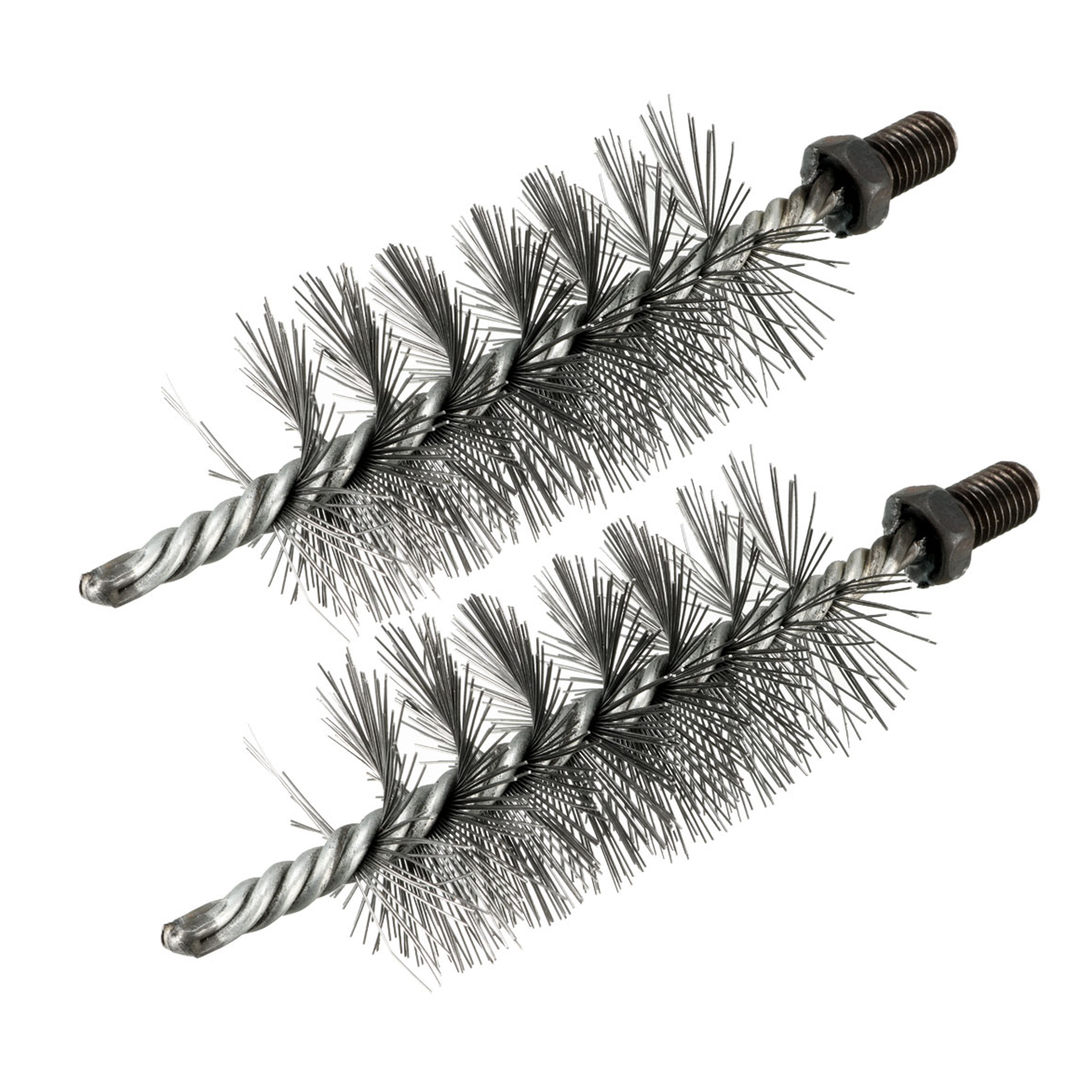 M12 Steel Wire Pipe Tube Sweep Cleaning Chimney Brush 60mm Dia 2pcs