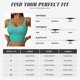 thumbnail image 5 of Fotbe Turquoise Glitter Sujetador Deportivo Largo sin Aros para Mujer con Almohadillas y Soporte Medio, Transpirable y Absorbente, Camiseta Tipo Chaleco o Tank Top-Large, 5 of 8