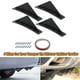 thumbnail image 4 of Car Rear Lower Bumper Wing Lip Diffuser,Anti-Crash Spoiler Fin Protector,Rear Bumper Splitter Lip Wing,Curved 4PCS, 4 of 5