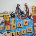 thumbnail image 5 of American Art Decor Viva Las Vegas Lady Luck Embossed Metal Sign - Room Decor for Bar, Man Cave, Garage, Game Room & More, 5 of 6